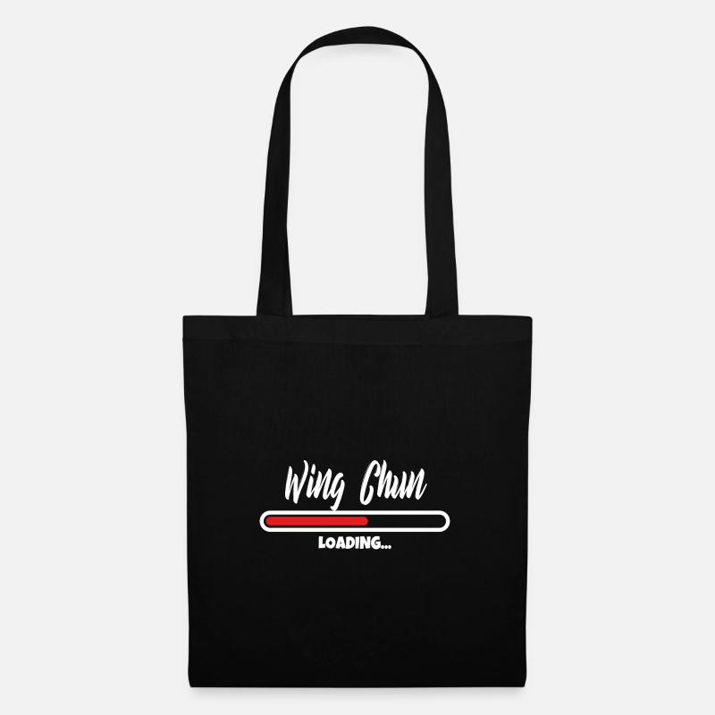 Wing Chun loading - Tote Bag - black