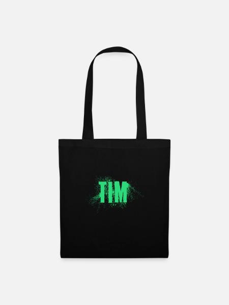 Tim - Stoffbeutel - Schwarz