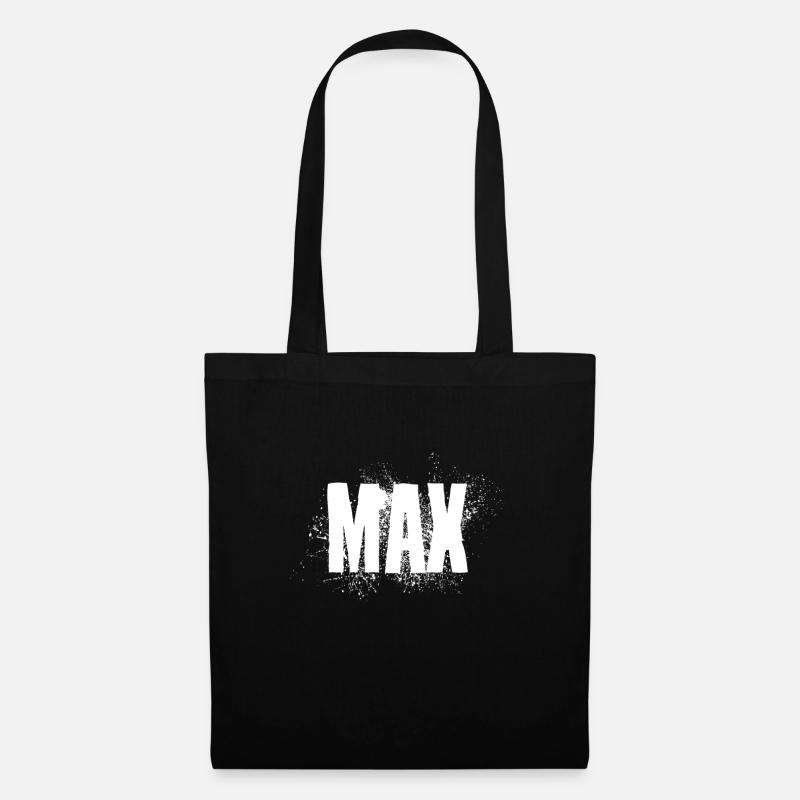 Max - Stoffbeutel - Schwarz