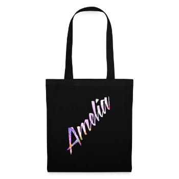 Amelia - Stoffbeutel - Schwarz - Vorne
