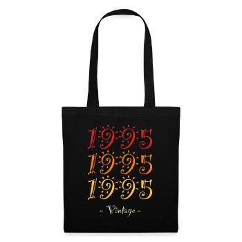1995 vintage - Sac en tissu - noir - Devant
