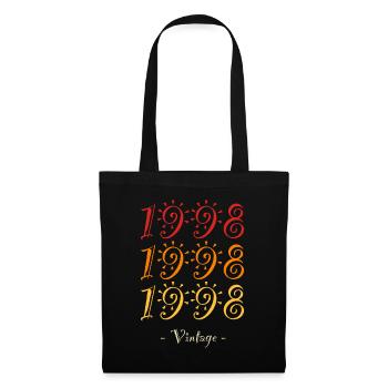 1998 vintage - Tote Bag - black - Front