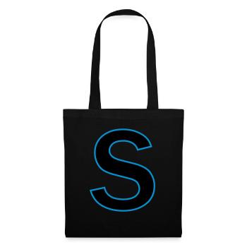 letter s vector - Tote Bag - black - Front