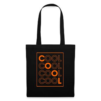 COOL COOL COOL COOL (Orange) - Sac en tissu - noir - Devant