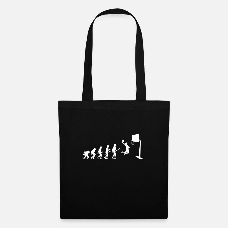Basketball Evolution - Stoffbeutel - Schwarz