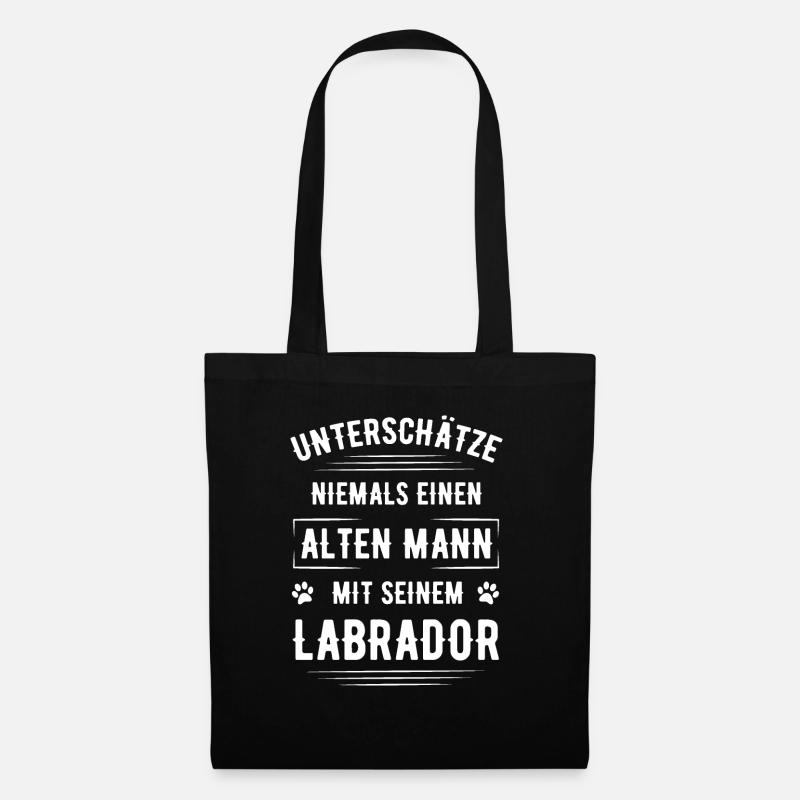 Labrador - Stoffbeutel - Schwarz