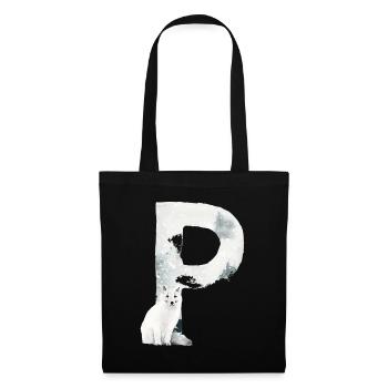 P– decorative character – winter - Tote Bag - black - Front