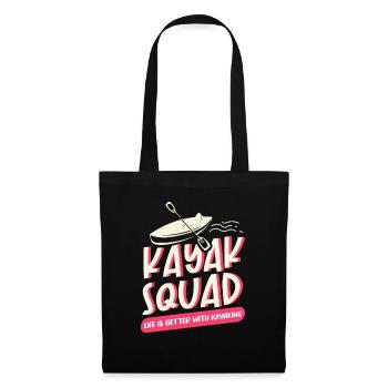 Kayak Squad Canoë-kayak Sports nautiques - Sac en tissu - noir - Devant