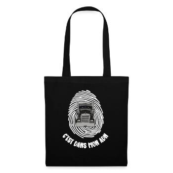 dans mon adn - Sac en tissu - noir - Devant