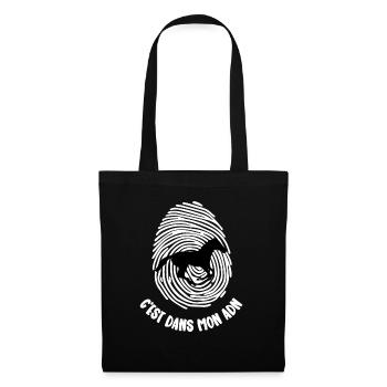 mon adn - Sac en tissu - noir - Devant