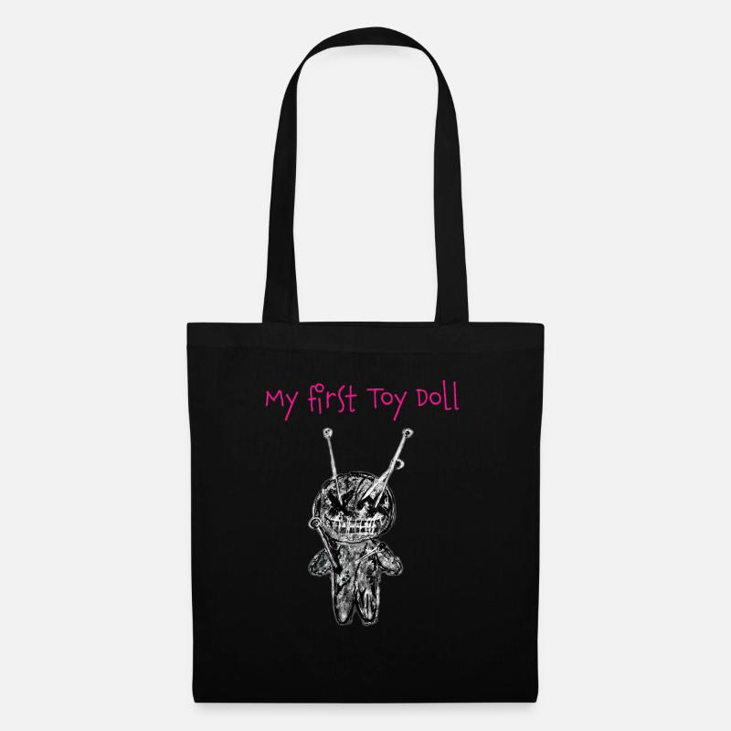 Cute Voodoo Doll - Tote Bag - black