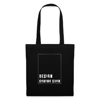 Design Coming Soon chemise drôle - Sac en tissu - noir - Devant