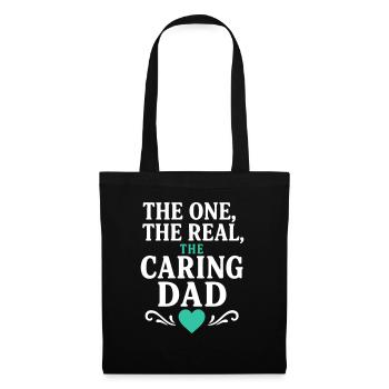 Caring Dad : la première fête des pères - Sac en tissu - noir - Devant