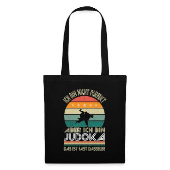 I'm not perfect, but I'm a judoka - Tote Bag - black - Front
