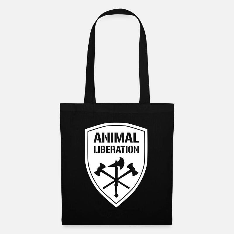 ANIMAL LIBERATION - Stoffbeutel - Schwarz