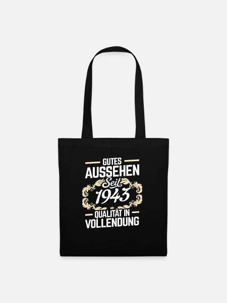 1943 - Qualität - Stoffbeutel - Schwarz