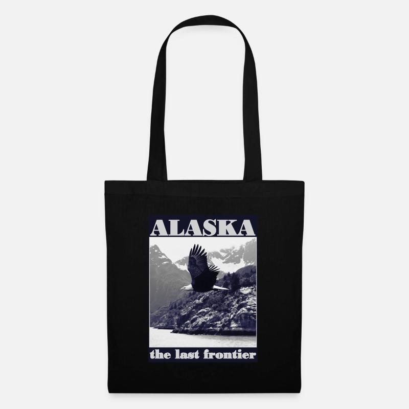 Alaska - The Last Frontier - Stoffbeutel - Schwarz