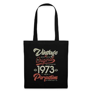 1973 anniversaire vintage 50 ans - Sac en tissu - noir - Devant