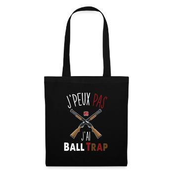 J'peux pas j'ai BallTrap - Sac en tissu - noir - Devant