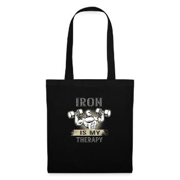 Gym Fitness Training Gym Fitti Iron - Tote Bag - black - Front
