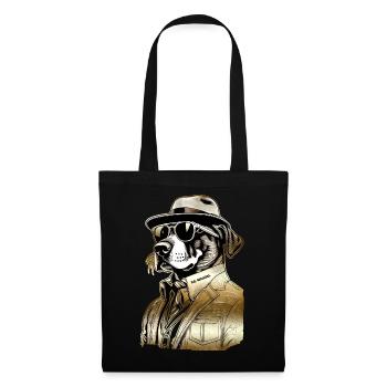 No excuse Gangster Dog no excuses gold - Tote Bag - black - Front