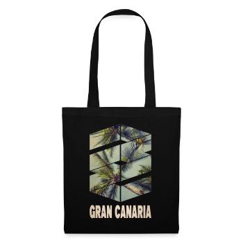 Gran Canaria Palm Trees Summer Sun Beach Sea - Tote Bag - black - Front