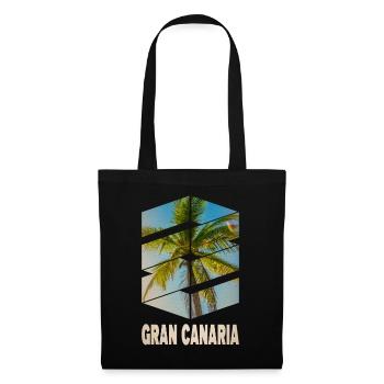 Gran Canaria Palm Trees Summer Sun Beach Sea - Tote Bag - black - Front