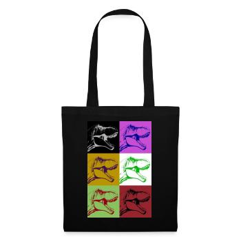 T Rex Negative - Tote Bag - black - Front