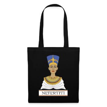 Néfertiti - Sac en tissu - noir - Devant