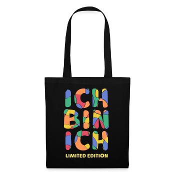 ICH BIN ICH - Limited Edition Selbstvertrauen Mut - Stoffbeutel - Schwarz - Vorne