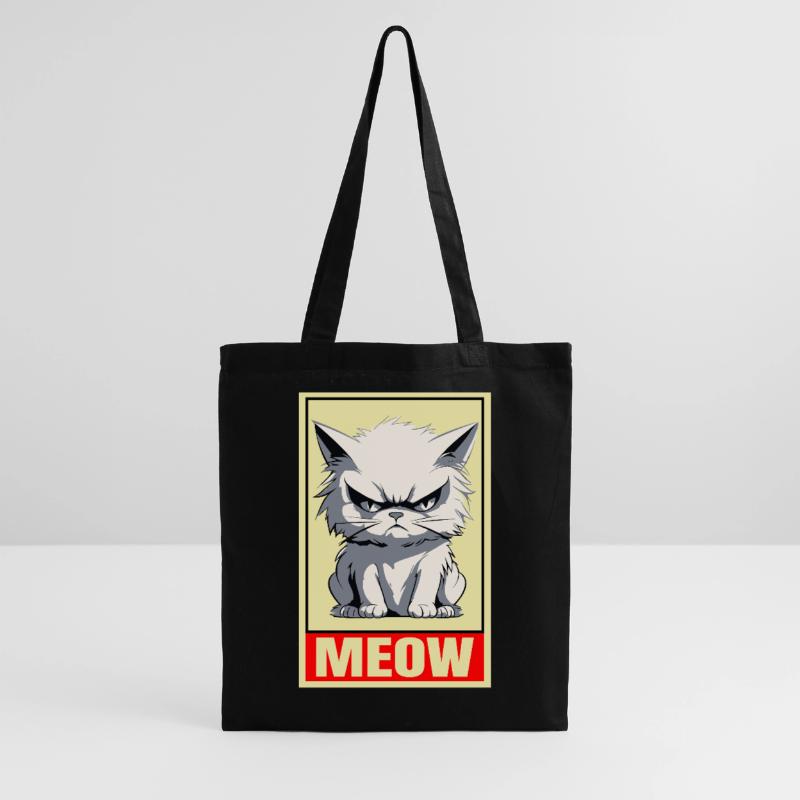 Cat Meow Grumpy Grumpy Grumpy Funny Tote Bag