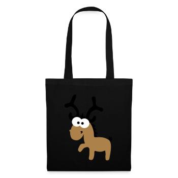reindeer - Tote Bag - black - Front