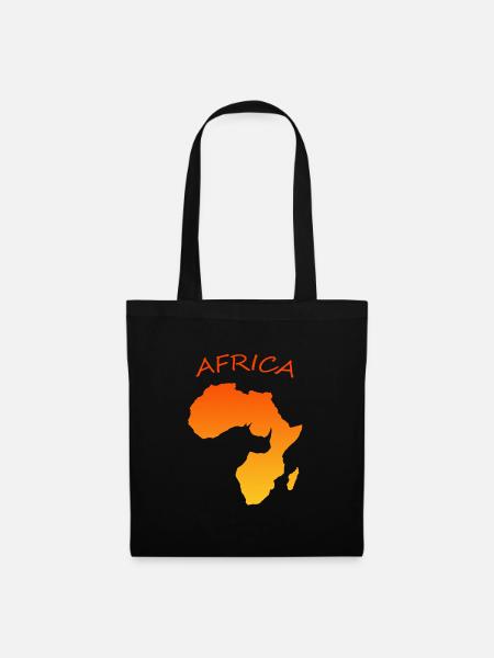 Africa Afrika - Stoffbeutel - Schwarz
