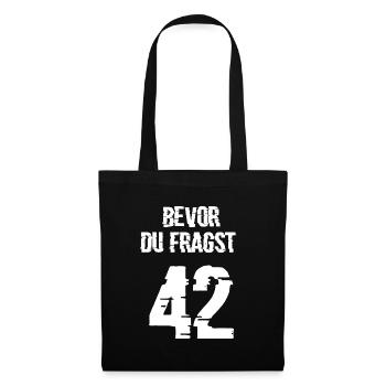 42 - Tote Bag - black - Front