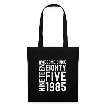 Génial depuis 1985 Année du cadeau d’anniversaire - Sac en tissu - noir - Devant
