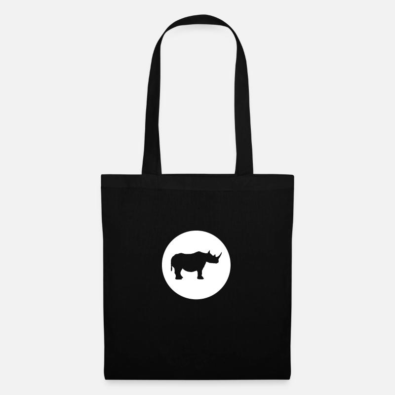 Rhino - Stoffbeutel - Schwarz