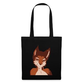 Hybrid Furry Maleri - Stoffbeutel - Schwarz - Vorne