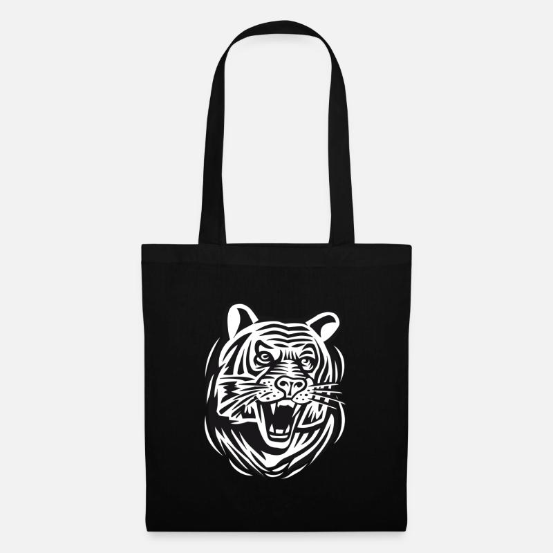 Tigre - Tiger - Stoffbeutel - Schwarz