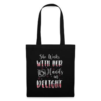 Photographe Hobby Passion Photos - Sac en tissu - noir - Devant
