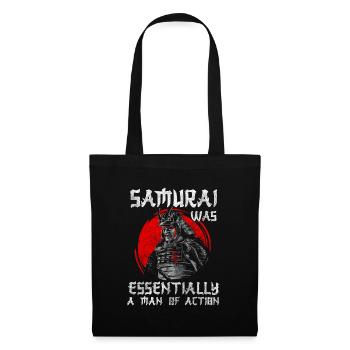 Katana Guerrier Aïkido Japon - Sac en tissu - noir - Devant
