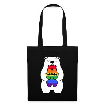 Mama Bear Lgbt - Sac en tissu - noir - Devant