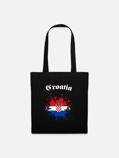 Croatia Hrvatska Croatia - Tote Bag - black