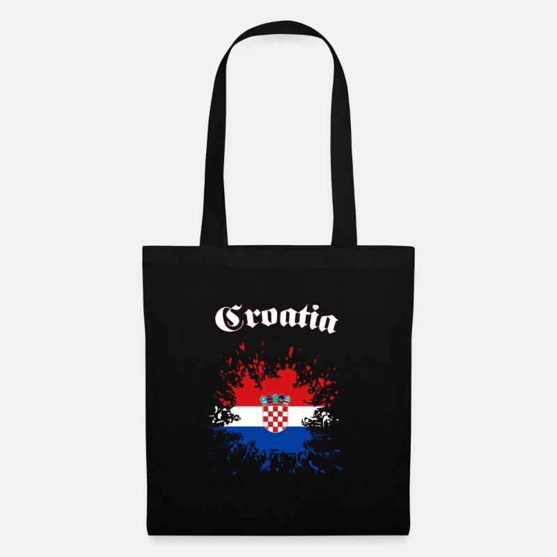 Croatia Hrvatska Croatia - Tote Bag - black