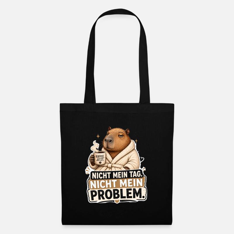 Ce n’est pas mon jour - Sac en tissu - noir