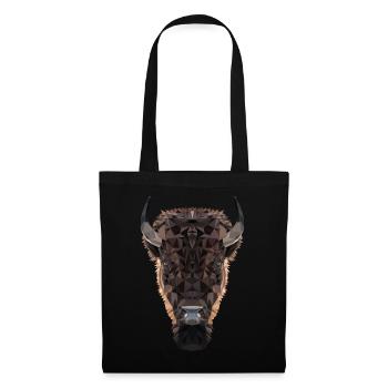 bison - Tote Bag - black - Front