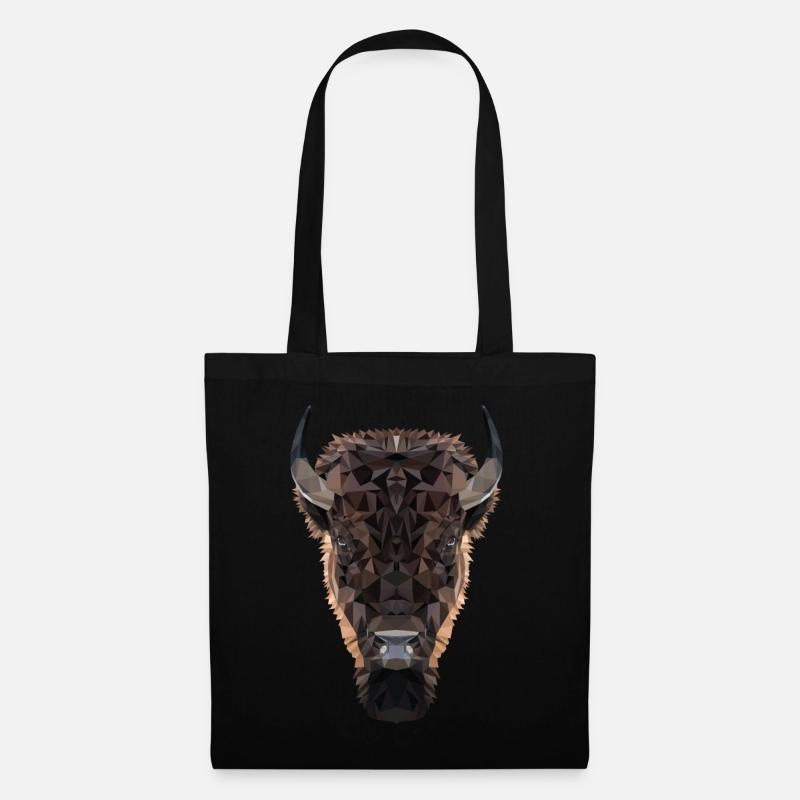 bison - Tote Bag - black