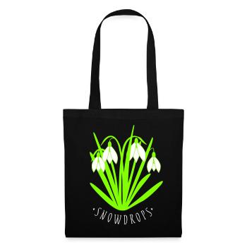4 Snowdrops - Tote Bag - black - Front