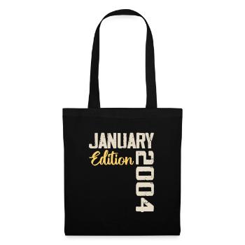 Birthday gift born in January 2004 - 2004 - Tote Bag - black - Front