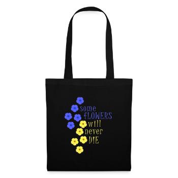 ukraine peace kiev crimea free ukrain flower - Tote Bag - black - Front