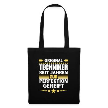 Technicians matured to perfection - Tote Bag - black - Front
